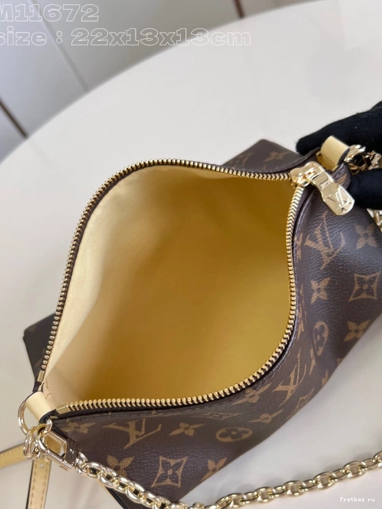 First bag ru VUITTON Bloom Pouch-22.5*13*13CM LOUIS 0807